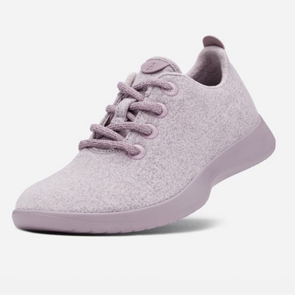 Lavender Allbirds Wool Runner, W7, New without tags